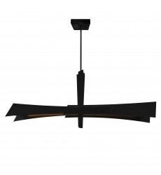  Solara Integrated LED Black Chandelier (1717P50-101) - CWI