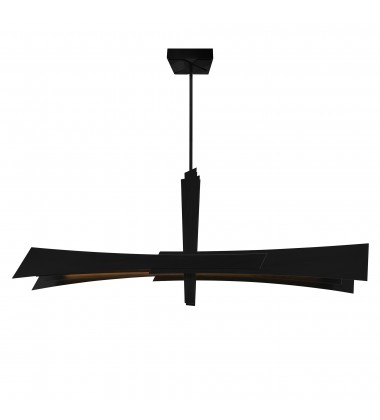  Solara Integrated LED Black Chandelier (1717P50-101) - CWI