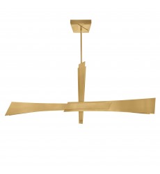  Solara Integrated LED Brass Chandelier (1717P50-624) - CWI