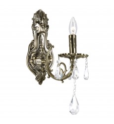 Brass 1 Light Wall Sconce With Antique Brass Finish (2015W5AB-1) - CWI