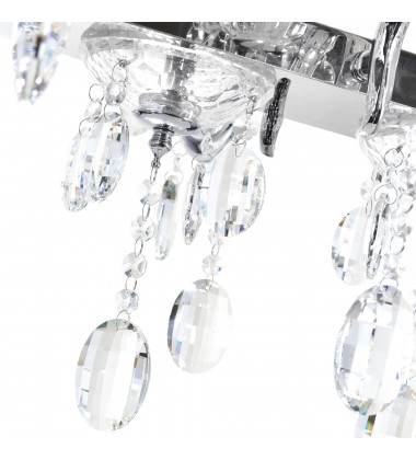  Flawless 14 Light Up Chandelier With Chrome Finish (2016P54C-14) - CWI