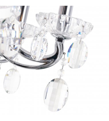  Flawless 14 Light Up Chandelier With Chrome Finish (2016P54C-14) - CWI