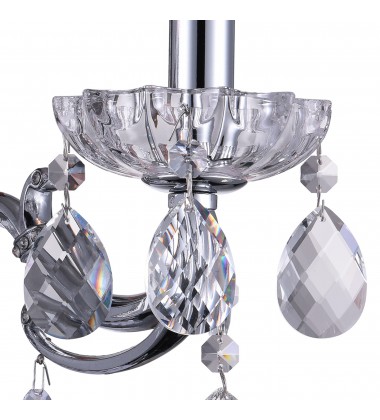 Flawless 2 Light Wall Sconce With Chrome Finish (2016W15C-2) - CWI