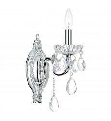  Flawless 1 Light Wall Sconce With Chrome Finish (2016W5C-1) - CWI