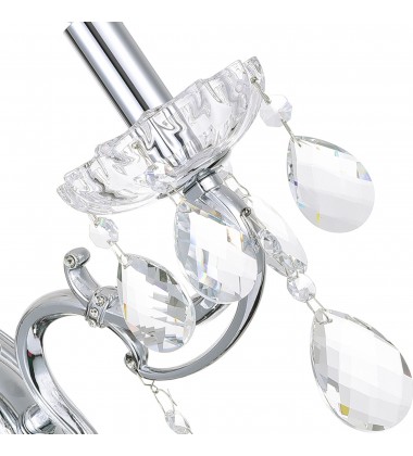  Flawless 1 Light Wall Sconce With Chrome Finish (2016W5C-1) - CWI
