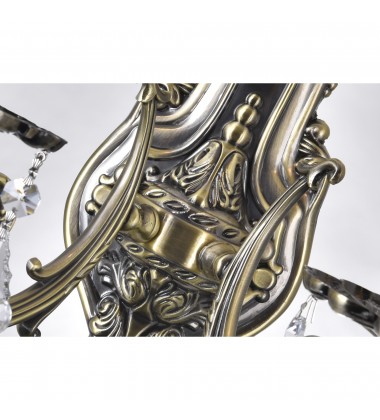  Brass 2 Light Wall Sconce With Antique Brass Finish (2022W16AB-2) - CWI