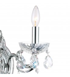 Flawless 2 Light Wall Sconce With Chrome Finish (2025W14C-2) - CWI