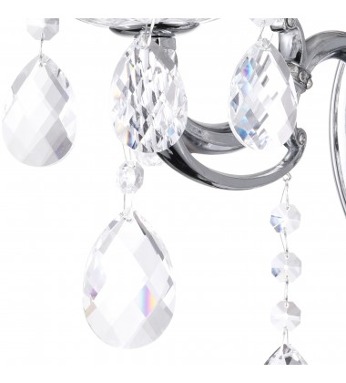  Flawless 2 Light Wall Sconce With Chrome Finish (2025W14C-2) - CWI