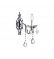  Flawless 1 Light Wall Sconce With Chrome Finish (2025W5C-1) - CWI