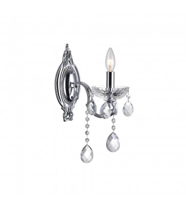  Flawless 1 Light Wall Sconce With Chrome Finish (2025W5C-1) - CWI