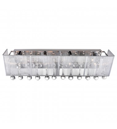 Water Drop 4 Light Vanity Light With Chrome Finish (5005W24C-RC (S)) - CWI Water Drop 4 Light Vanity Light With Chrome Finish (5005W24C-RC (S)) - CWI