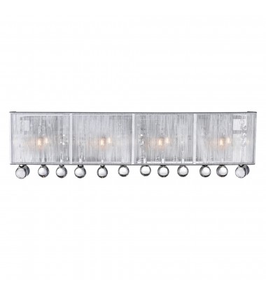 Water Drop 4 Light Vanity Light With Chrome Finish (5005W24C-RC (S)) - CWI Water Drop 4 Light Vanity Light With Chrome Finish (5005W24C-RC (S)) - CWI