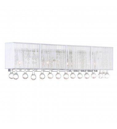  Water Drop 4 Light Vanity Light With Chrome Finish (5005W24C-RC (W)) - CWI