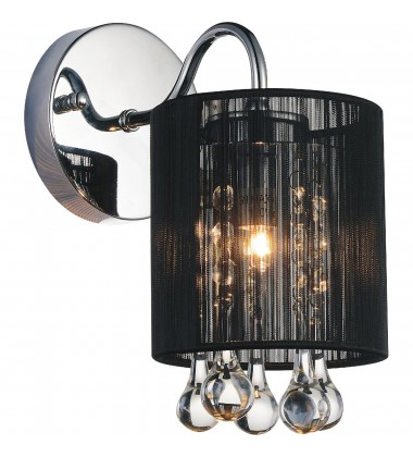  Water Drop 1 Light Bathroom Sconce With Chrome Finish (5006W5C-1 (B)) - CWI