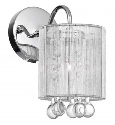 Water Drop 1 Light Bathroom Sconce With Chrome Finish Water Drop 1 Light Bathroom Sconce With Chrome Finish (5006W5C-1 (S)) - CWI