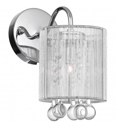  Water Drop 1 Light Bathroom Sconce With Chrome Finish (5006W5C-1 (S)) - CWI