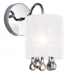 Water Drop 1 Light Bathroom Sconce With Chrome Finish Water Drop 1 Light Bathroom Sconce With Chrome Finish (5006W5C-1 (W)) - CWI