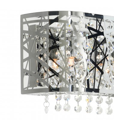  Eternity 4 Light Vanity Light With Chrome Finish (5008W26ST-O) - CWI