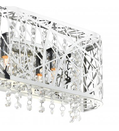  Eternity 6 Light Vanity Light With Chrome Finish (5008W32ST-O) - CWI