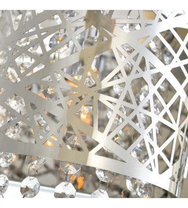  Eternity 1 Light Bathroom Sconce With Chrome Finish (5008W7ST-R-1) - CWI