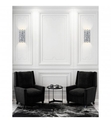  Chique 4 Light Wall Sconce With Chrome Finish (5021W7B(C)) - CWI