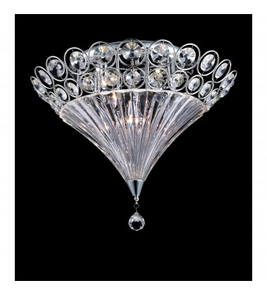 Lina 6 Light Bowl Flush Mount With Chrome Finish (5026C23C) - CWI Lina 6 Light Bowl Flush Mount With Chrome Finish (5026C23C) - CWI