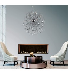  Cherry Blossom 32 Light Chandelier With Chrome Finish (5066P35C) - CWI