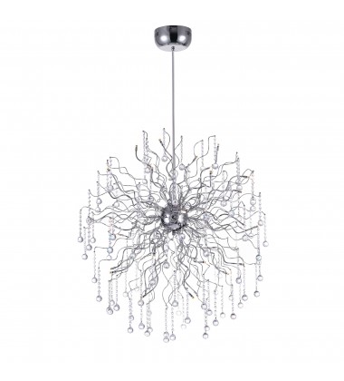  Cherry Blossom 32 Light Chandelier With Chrome Finish (5066P35C) - CWI
