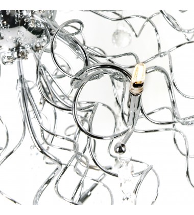 Cherry Blossom 48 Light Chandelier With Chrome Finish (5066P47C) - CWI Cherry Blossom 48 Light Chandelier With Chrome Finish (5066P47C) - CWI