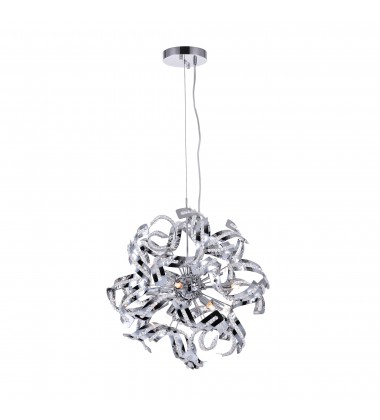  Swivel 12 Light Chandelier With Chrome Finish (5067P19C) - CWI