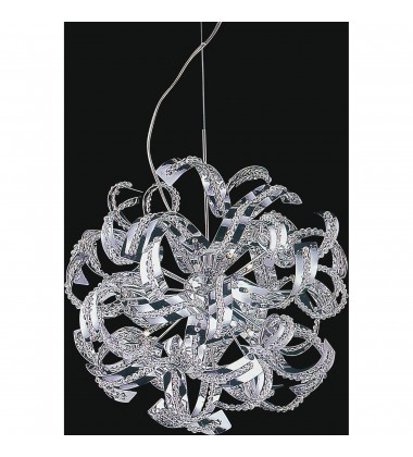  Swivel 14 Light Chandelier With Chrome Finish (5067P22C) - CWI