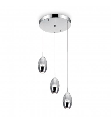  Perrier 3 Light Multi Light Pendant With Chrome Finish (5077P10C-R) - CWI