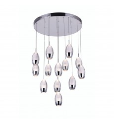  Perrier 13 Light Multi Light Pendant With Chrome Finish (5077P24C-R) - CWI