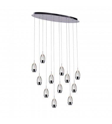 Perrier 12 Light Multi Light Pendant With Chrome Finish (5077P34C-O) - CWI