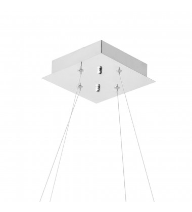 Ring LED Chandelier With Chrome Finish (5080P15ST-S) - CWI Ring LED Chandelier With Chrome Finish (5080P15ST-S) - CWI
