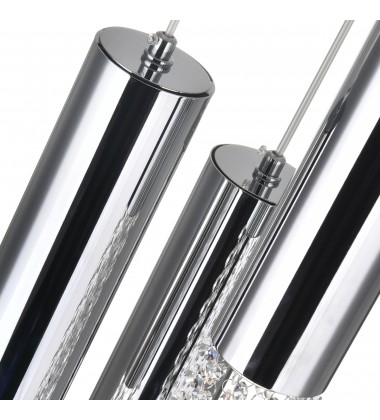  Extended 9 Light Multi Light Pendant With Chrome Finish (5081P20C-R) - CWI