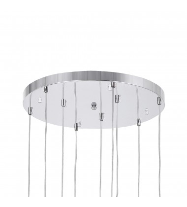  Extended 9 Light Multi Light Pendant With Chrome Finish (5081P20C-R) - CWI