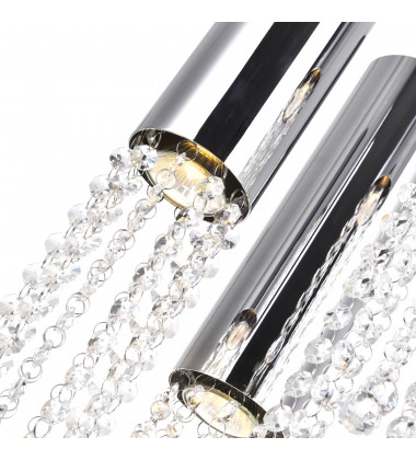  Extended 4 Light Multi Light Pendant With Chrome Finish (5081P30C-RC) - CWI