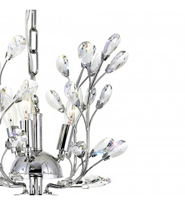  Ivy 6 Light Chandelier With Chrome Finish (5206P22C) - CWI