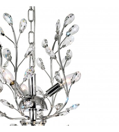  Ivy 9 Light Chandelier With Chrome Finish (5206P28C) - CWI
