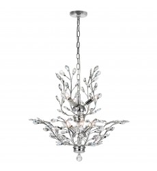  Ivy 9 Light Chandelier With Chrome Finish (5206P28C) - CWI