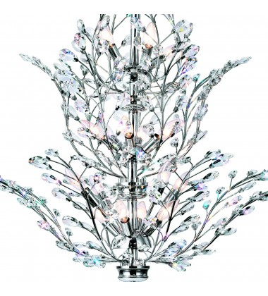  Ivy 18 Light Chandelier With Chrome Finish (5206P40C) - CWI