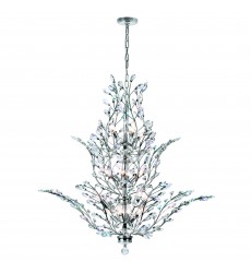  Ivy 18 Light Chandelier With Chrome Finish (5206P40C) - CWI
