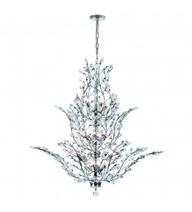  Ivy 18 Light Chandelier With Chrome Finish (5206P40C) - CWI