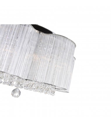 Spring Morning 7 Light Down Chandelier With Chrome Finish (5319P20C) - CWI  Spring Morning 7 Light Down Chandelier With Chrome Finish (5319P20C) - CWI