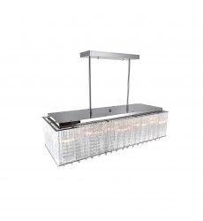 Spring Morning 10 Light Drum Shade Chandelier With Chrome Finish (5319P32C-RC (Straight)) - CWI  Spring Morning 10 Light Drum Shade Chandelier With Chrome Finish (5319P32C-RC (Straight)) - CWI