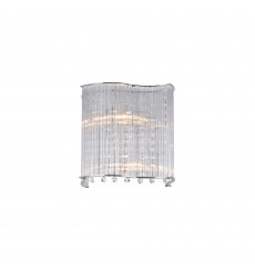  Elsa 2 Light Wall Sconce With Chrome Finish (5320W10C) - CWI