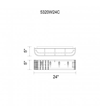 Elsa 4 Light Vanity Light With Chrome Finish (5320W24C) - CWI Elsa 4 Light Vanity Light With Chrome Finish (5320W24C) - CWI