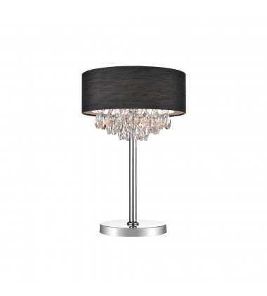  Dash 3 Light Table Lamp with Chrome finish (5443T14C (Black)) - CWI Lighting