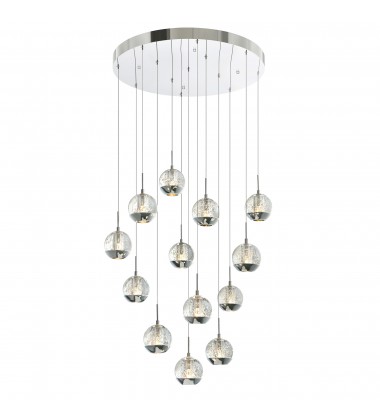  Perrier 13 Light Multi Light Pendant With Chrome Finish (5444P24C-R) - CWI